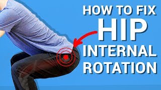 HIP INTERNAL ROTATION 3 BEST EXERCISES 2020 [upl. by Dremann]