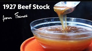 Reviving the Flavors of a Vintage French Beef Stock [upl. by Anauqcaj255]