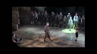 Matilda the Musical on Broadway Playground scene Amanda Thripp pigtails Chokey Chant 01012017 [upl. by Revorg]