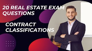 20 Real Estate Exam Questions On Contract Classification  You need to know this to pass your exam [upl. by Elleiand46]