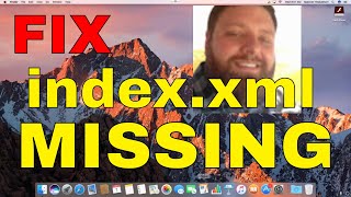 Fix missing Indexxml File on Pages for Apple or Mac  Followup Video [upl. by Amias]