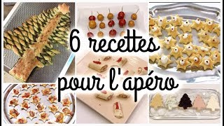 Cuisine N°23   6 recettes pour lapéro version fête amusesbouche [upl. by Acinelav410]