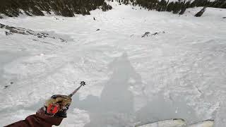 Skiing Headwall Crested Butte Colorado [upl. by Aynotel]