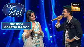 Bidipta और Rishi ने एक प्यारे Couple के लिए गया यह गाना  Indian Idol Season 13 Bidipta Performance [upl. by Nolyarb805]