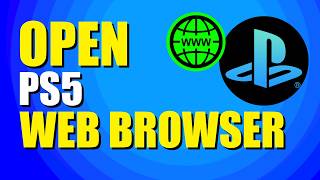 How To Open PS5 Web Browser Quick amp Easy [upl. by Airdnazxela]