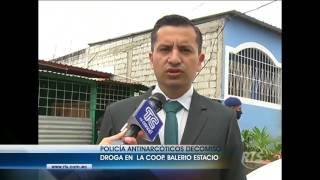 Decomisan droga en la cooperativa Balerio Estacio [upl. by Maidie]