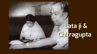 Lata ji amp Chitragupta Music Director [upl. by Ytak906]