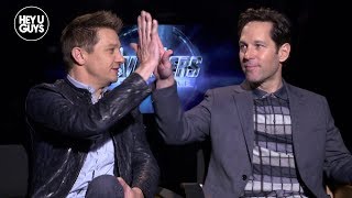 Jeremy Renner amp Paul Rudd on Avengers Endgame  Everyone loves these two [upl. by Beryle530]