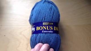 Hayfield bonus dk extra value yarn review [upl. by Orin]