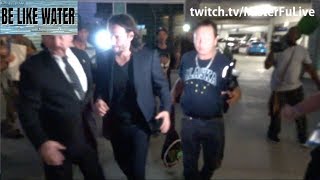 Keanu Reeves NICE with Aggressive FANS [upl. by Aramak183]