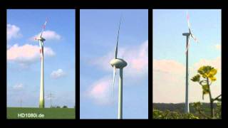 Enercon wind energy turbines in action [upl. by Annayt905]