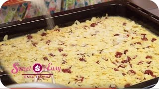 Sami Slimanis Kirschkuchen mit Buttermilch  Sweet amp Easy  Enie backt  sixx [upl. by Rey308]