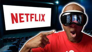 The Ultimate Netflix Experience on Apple Vision Pro [upl. by Ahen]