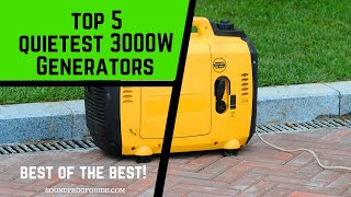 Top 5 QUIETEST Generators  3000 Watt Edition [upl. by Ahsinyd114]