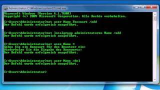 How ToNet user Befehle  Cmd als Admin [upl. by Xanthus]