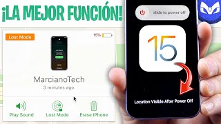 iOS 15 PUEDE ENCONTRAR iPhone APAGADO Y FORMATEADO iPhone ROBADO [upl. by Akapol]