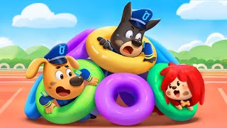 Lets Take a Bath Baby Pet  Good Habits  Kids Cartoon  Sheriff Labrador  BabyBus [upl. by Serene]