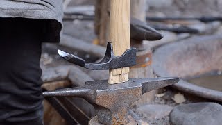 Making an adze  Blacksmithing [upl. by Cob]