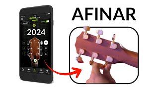 cómo AFINAR Guitarra con el MÓVIL o CELULAR en 2024  Tutorial GuitarTuna [upl. by Mei]