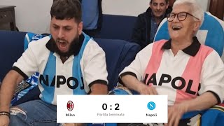 MilanNapoli 02 Reaction⚽️💙 [upl. by Zebada472]