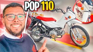 HONDA POP 110i 2023 EM DETALHES [upl. by Shiroma121]