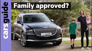 Genesis GV80 2024 review 35T Luxury  Longterm family test of Koreas Audi Q7 Volvo XC90 rival [upl. by Fallon]