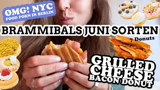 BRAMMIBALS JUNI SPECIALS  amp GRILLED CHEESE BACON DONUT  THE ICE CREAM GIRL REVIEW [upl. by Ednutabab]