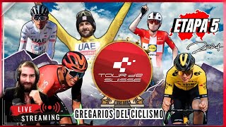 🔴EN VIVO Etapa 5 MONTAÑA 🔥TOUR DE SUIZA  CARAPAZ EGAN BERNAL DEL TORO RUBIO cycling [upl. by Ayotac]