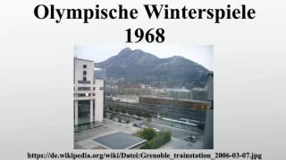 Olympische Winterspiele 1968 [upl. by Atronna30]