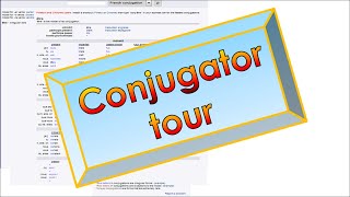 Wordreferences conjugator and verb tour [upl. by Islaen692]