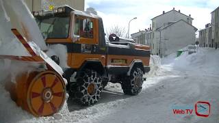 Capracotta 2019 Bufera di neve Snowstorm HD1080p [upl. by Solegnave]