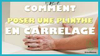 Comment poser une plinthe en carrelage [upl. by Ashlen762]