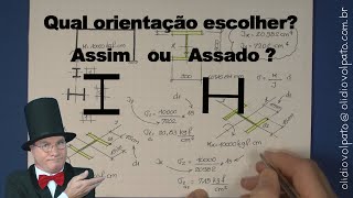 DICA  Qual orientação de perfil devo usar para otimizar ao Momento Fletor [upl. by Uok]