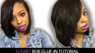 How to Make a UPart Bob  Side Part [upl. by Grewitz]