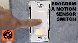 How to Program the Maestro Motion Sensor Light Switch [upl. by Mellie]