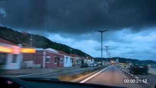 From Rhodes to Ialyssos in 41 Seconds on a rainy day [upl. by Wilber808]