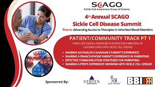 PatientCommunity Track Strategies for Effective Parenting of Children with Sickle Cell DiseasePt1 [upl. by Asyram]