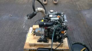 Yanmar 2YM15 15hp Marine Diesel Engine [upl. by Nilre]