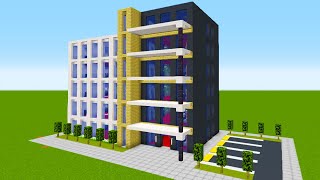 Minecraft Tutorial How To Make A Modern Office Building quot2021 City Buildquot [upl. by Aristotle]