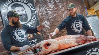 Deer Steaks How to Break Down a Venison Shoulder  The Bearded Butchers [upl. by Vorfeld]