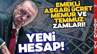 Asgari Ücrete Ara Zam Temmuz Memur ve Emekli Maaşına Zam  Uzman Ekonomist Hesapladı [upl. by Atinav]