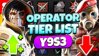 The ULTIMATE Y9S3 Tier List in Rainbow 6 Siege [upl. by Ganny]