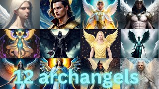 12 Archangels Names Meanings and Their Power [upl. by Hernandez]