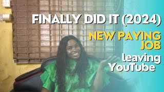 Quitting YouTube  reintroduction video  new paying job 💰trending quicktips youtube viralvideo [upl. by Crescen]