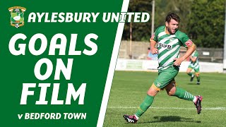 GOALS ON FILM  Aylesbury United 23 Bedford Town  Pearce scores twice to add to his tally [upl. by Ahsitahs]