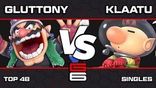 Genesis 6 GluttonyWario vs KlaatuOlimar  Top 48 [upl. by Esor]