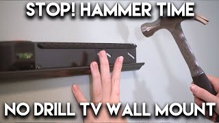 No Stud TV Hanger From ECHOGEAR  How To Mount TV On Drywall Without Studs [upl. by Ahsener807]