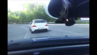 Mitsubishi Lancer vs Mondeo ST220 Jahodna SVK 762013 [upl. by Ecnatsnoc]