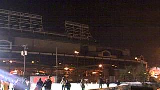 The Rink at Wrigley Ice Skating with Chicago Cubs [upl. by Asel]