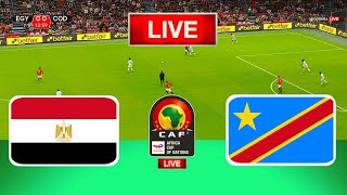 LIVE🔴 Egypt Vs DR Congo  Africa Cup of Nations  Round of 16  Live Football Match Today [upl. by Lzeil469]